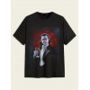 Tricou Dracula cu un pahar de bumbac cu sânge